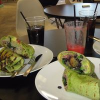 Quinoa/Black beans Wrap at Food Cache in Mammoth Lakes