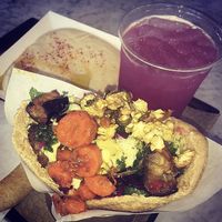 Vegan Falafel Pita at Brassica in Columbus