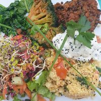 Gefüllte Portobellos at Marae - Kaffee & Zauberei in Luebeck