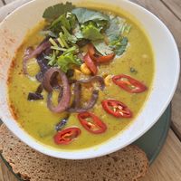 Mexican corn soup  at Marae - Kaffee & Zauberei in Luebeck