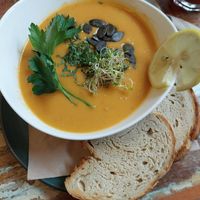 kürbissuppe at Marae - Kaffee & Zauberei in Luebeck