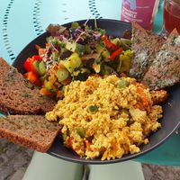 Scrambled egg at Marae - Kaffee & Zauberei in Luebeck