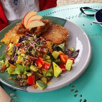 Rösti with apple jam at Marae - Kaffee & Zauberei in Luebeck