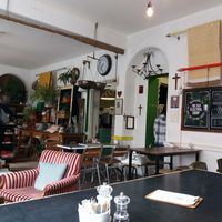 Cosy atmosphere at The Old Electric Shop in Hay-on-wye