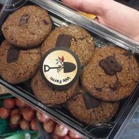 Vegan cookies at We Farm in Amman