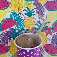 My favorite is Salted Chocolate. at Frozen Fruit Co in Santa Monica