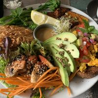 Roasted pumpkin salad. Very good!   at Particle Cafe in Avondale Heights