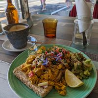 Beautiful tofu scramble! at Particle Cafe in Avondale Heights