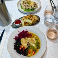 Katsu curry & GF gnocchi  at Stem & Glory in Cambridge