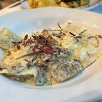 pumpkin ravioli  at Stem & Glory in Cambridge