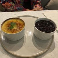 Creme brulee  at Stem & Glory in Cambridge