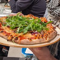 Pizza at Stem & Glory in Cambridge