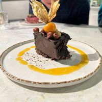 chocolate torte – heavenly at Stem & Glory in Cambridge