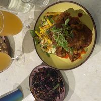 Bang Bang Broccoli with kimchi rice   at Stem & Glory in Cambridge