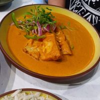 Tempeh tikka at Stem & Glory in Cambridge