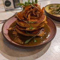 Kimchi pancakes at Stem & Glory in Cambridge