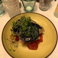 Tofu dish  at Stem & Glory in Cambridge