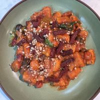 Sweet Potato Gnocchii  at Stem & Glory in Cambridge