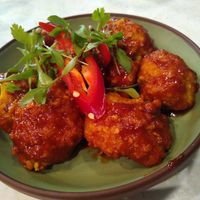 Cauliflower wings at Stem & Glory in Cambridge