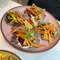 King oyster mushroom tacos at Stem & Glory in Cambridge