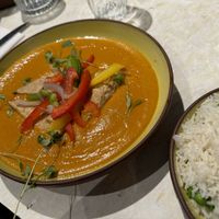 Tempeh tikka masala  at Stem & Glory in Cambridge