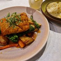 The Dukes Wellington with a side of cauliflower cheese at Stem & Glory in Cambridge