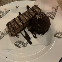 Salted caramel cheesecake  at Bloc Bar Glasgow in Glasgow