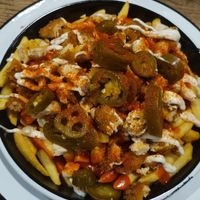 Buffalo 666 poutine at Bloc Bar Glasgow in Glasgow