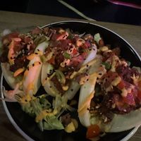 Seitan boa buns   at Bloc Bar Glasgow in Glasgow