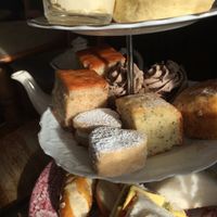 Vegan tea at Hidden Lane Tea Room in Glasgow