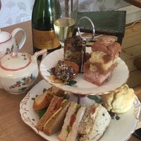 Vegan afternoon tea 6/7/19 at Hidden Lane Tea Room in Glasgow