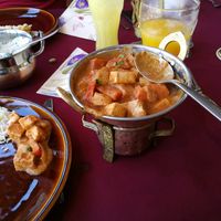 heating food at Taj Mahal in Willingen Upland