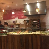 Hanks pizza inside at Hank Vegan Pizza in Paris