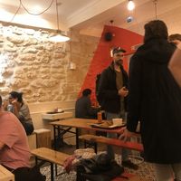 Inside at Hank Vegan Pizza in Paris