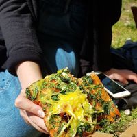 Vegan pizza at Hank Vegan Pizza in Paris