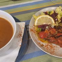 Gaspacho et tarte à la tomate 🍅 at Namasthe in Montauban