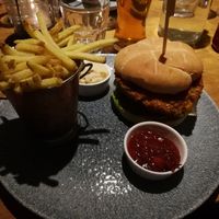 Veggie burger at Acton & Sons in Belfast