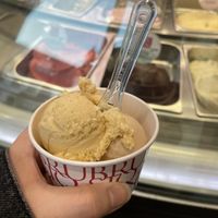 Mango and hazelnutt  at Brustolon Cafe Gelateria in Koblenz