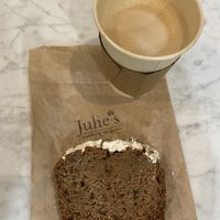   at Julie's Coffee and Tea Garden in Alameda