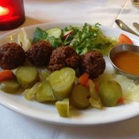 Falafels at Otto's Restaurant in Sheffield