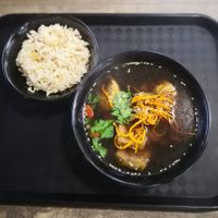 Herbal soup with rice at FIREFLY 萤火虫 by Thunder Tree in Central Singapore