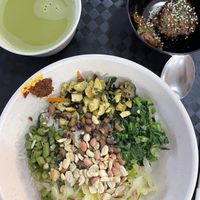 Tempeh nice 1.8$ & their signature 6.8$ but the sauce is with strong cilantro taste   at FIREFLY 萤火虫 by Thunder Tree in Central Singapore