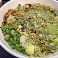 Rice veggie meal with soup at FIREFLY 萤火虫 by Thunder Tree in Central Singapore