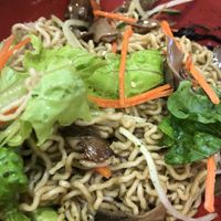 king oyster mushroom kolo mee 👍🏻👍🏻👍🏻 $4.80 at FIREFLY 萤火虫 by Thunder Tree in Central Singapore