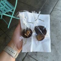 two pieces   at Chocolate Maya in Santa Barbara