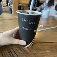 Iced coffee  at Handlebar Coffee Roaster in Santa Barbara