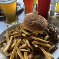  Vegan fish burger   at Fish on Fifth in Sidney