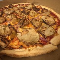 Mr Potato Head  at Papa G's Pizza  in Mornington