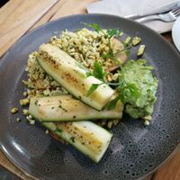 Scrambled tofu on sourdough with some zucchini and smashed avo at Empire 6714 in Karratha