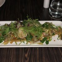 Eggplant dish made for us vegan at A Touch of Salt in Townsville